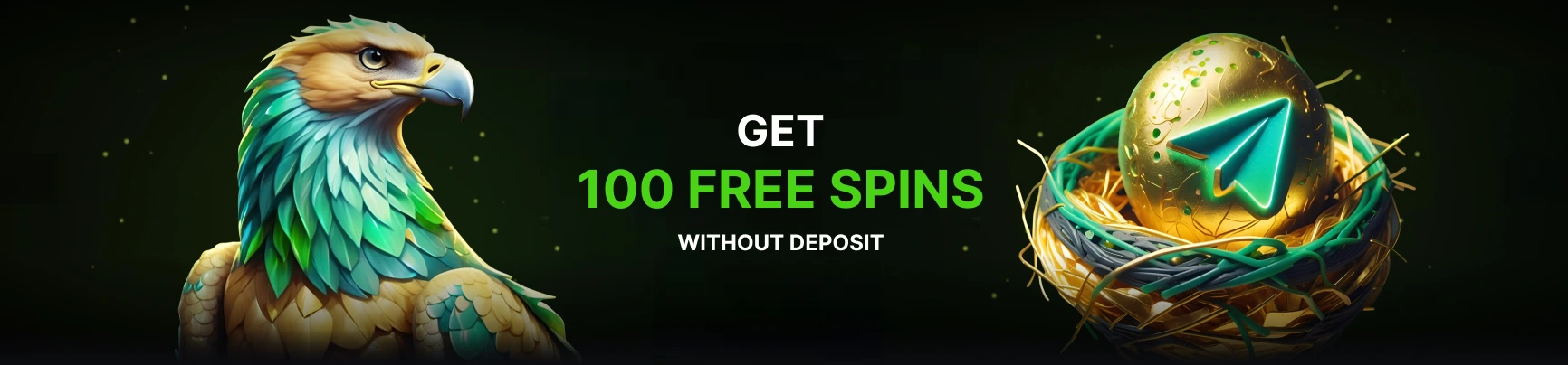 100 FREE SPINS