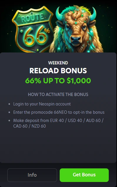 RELOAD BONUS